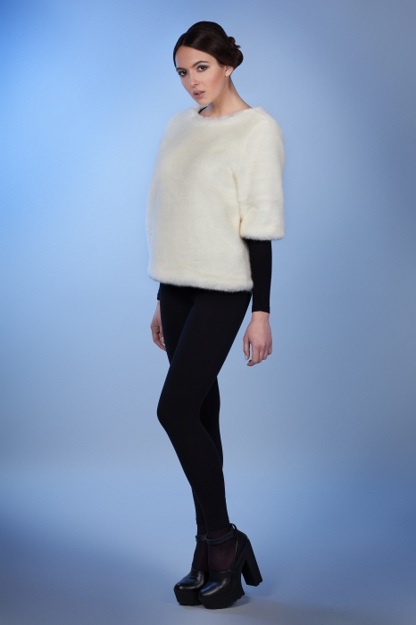 Photo #2 - Sweater mink white