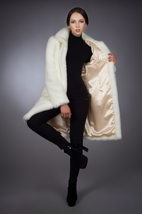 Photo #6 - Coat mink white