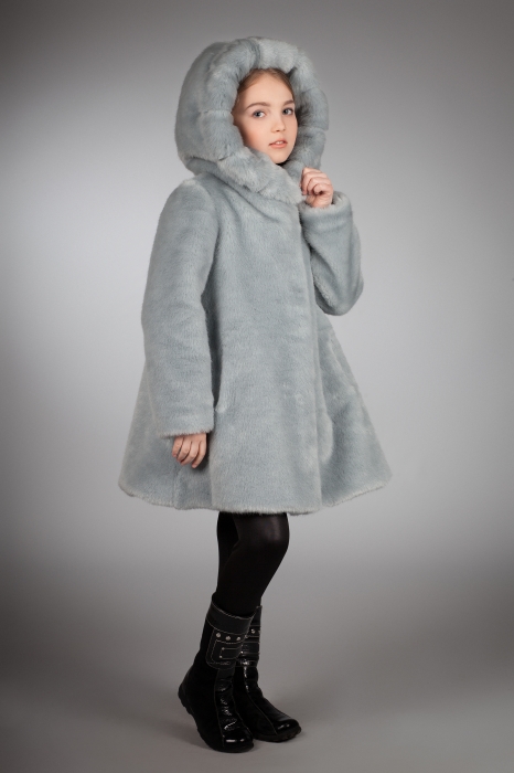 Photo #1 - Kids coat mink blue