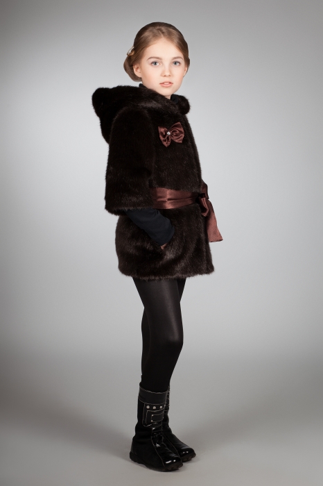 Photo #4 - Kids jacket mink brown