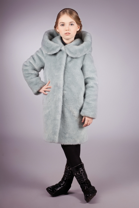 Photo #1 - Kids coat mink blue