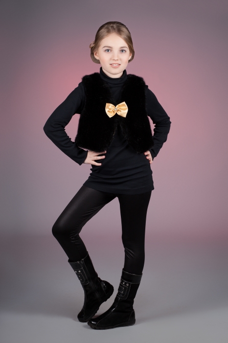 Photo #1 - Kids vest mink black
