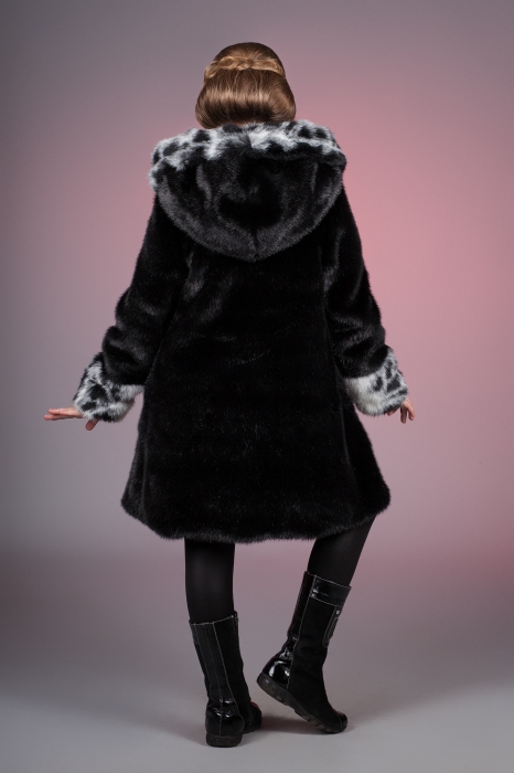 Photo #5 - Kids coat mink black