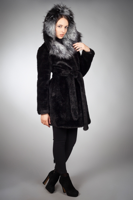 Photo #1 - Coat mink black