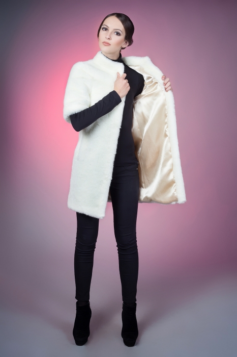 Photo #6 - Jacket mink white