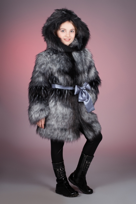 Photo #4 - Kids coat fox silver uncut