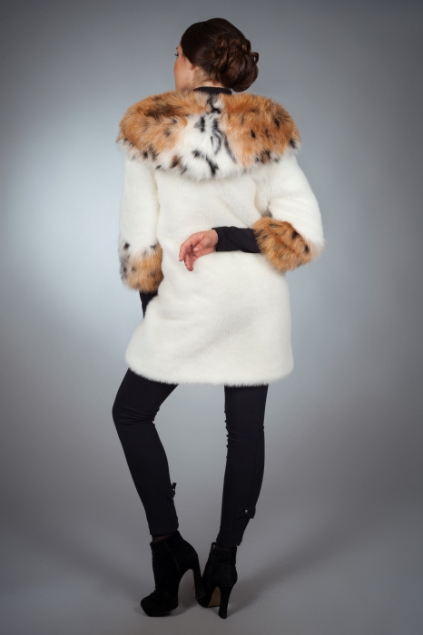 Photo #4 - Coat mink white