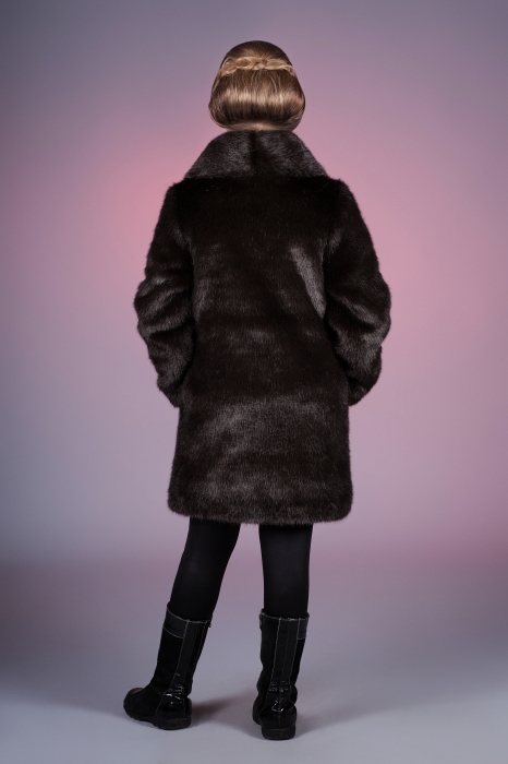 Photo #3 - Kids coat mink brown