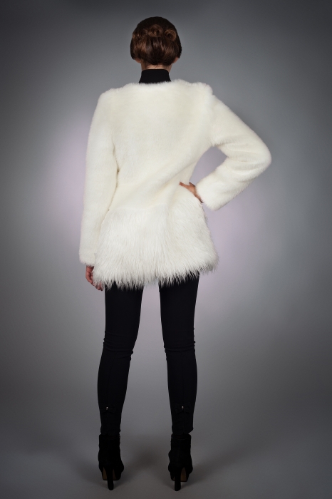 Photo #5 - Coat mink white