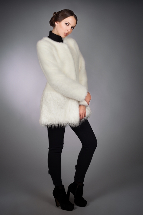 Photo #3 - Coat mink white