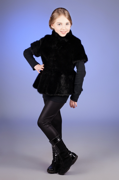 Photo #3 - Kids jacket mink black