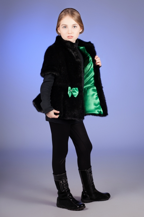 Photo #6 - Kids jacket mink black